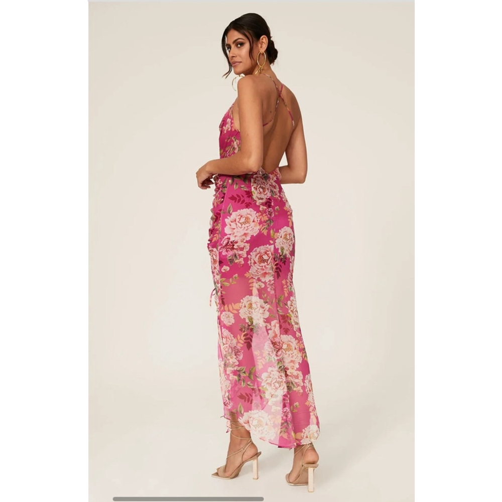 SAU-LEE Floral Pink Maxi Dress - Picture 8 of 9